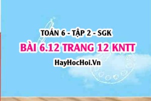 Bài 6.12 trang 12 Toán 6 Tập 2 Kết nối tri thức: So sánh phân số